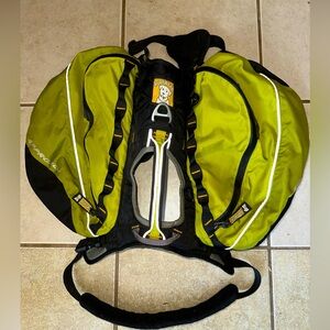 Dog Travel Backpack Harness Ruffwear “Approach” Pack Sz LG 32”-42”Dog Hiking Bag